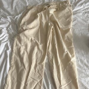 Men's Casual Cream Joggers